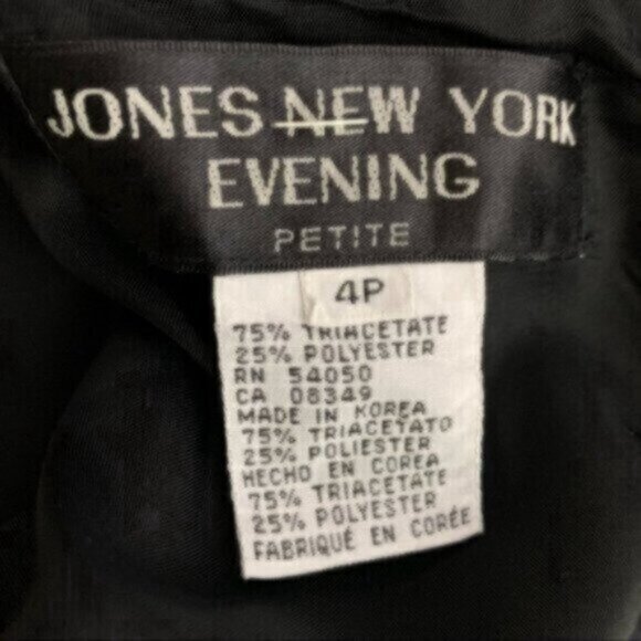 Jones New York Vintage Fitted Maxi Evening Gown Dress - Picture 11 of 13